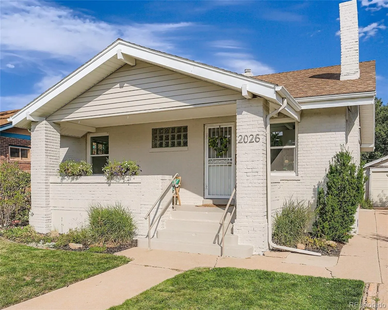 A front view of house with yard at 2026 South Lincoln Street