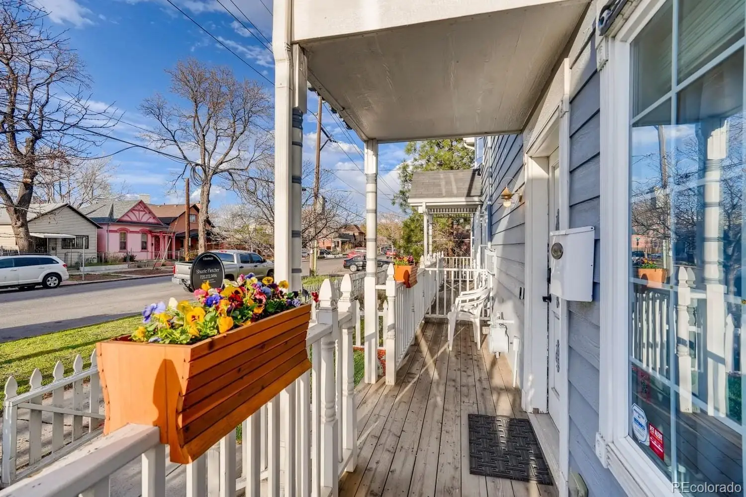 A outdoor space with lots of potted plants at 1126 West 10th Avenue
